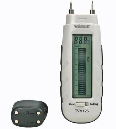 Humidimetre bois materiaux construction dvm125 detection detecteur humidite hygrometre ECLATS DESTOCKAGE