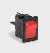 Inter à bascule lumineux rouge bipolaire 8500 arco h8553 cosses faston 10a/250vac cobarh8553vbnaf ECLATS DESTOCKAGE
