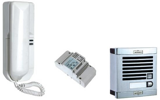 Interphone 1 combiné portier phonique 1bp portier audio villa ECLATS DESTOCKAGE