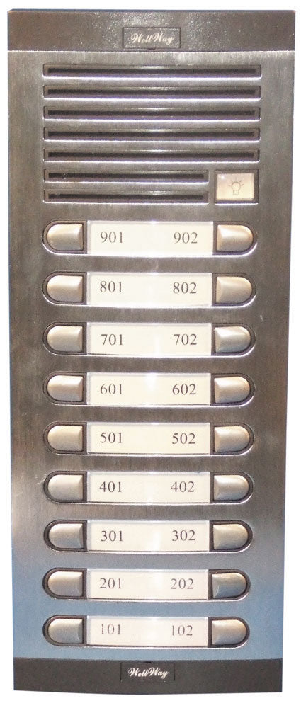 Interphone de rue 18bp (alppn 18xcppn à rajouter) platine interphone rue platines pour interphone - ECLATS DESTOCKAGE