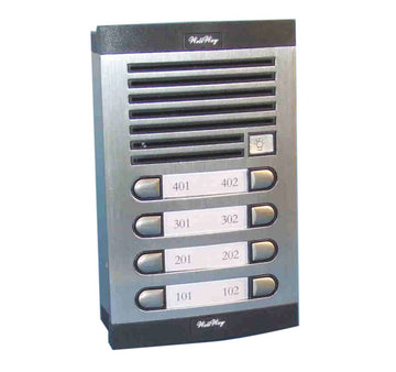 Interphone electronique de rue 8 boutons pour portier phonique immeuble - ECLATS DESTOCKAGE