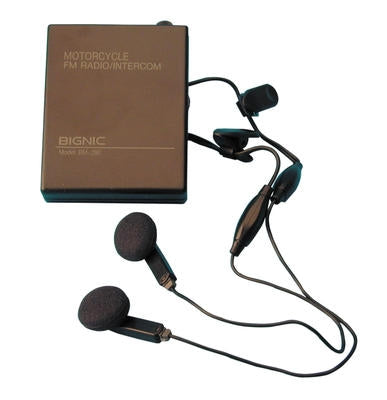 Interphone electronique moto main libre radio fm b280 communication pilote moto avec passager ECLATS DESTOCKAGE