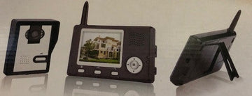 Interphone portier video camera couleur sans fil 3.5p 9cm intercom surveillance securite maison wdp02 ECLATS DESTOCKAGE