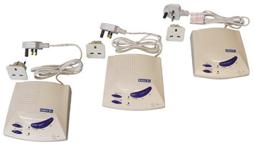 Interphone secteur sans fil à 3 voies vendu par 3. contrôle volume sélecteur canal communication ECLATS DESTOCKAGE