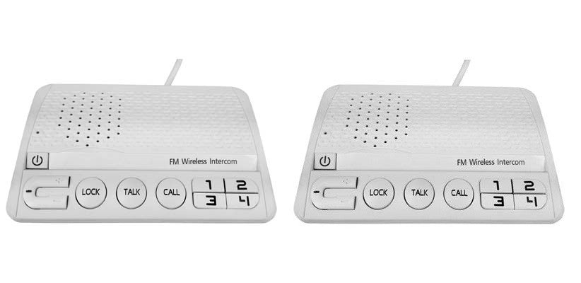 Interphone secteur sans fil main libre 4 voies p159ga intercom 4 canaux communication ECLATS DESTOCKAGE