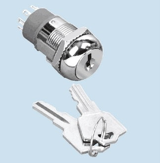 Interrupteur a 3 clef 8 plots inverseur on/on marche arret 250v ac commutateur serrure electrique ECLATS DESTOCKAGE