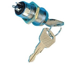 Interrupteur a clef 3 plots marche arret on/on 250 v ac inverseur commutateur ECLATS DESTOCKAGE