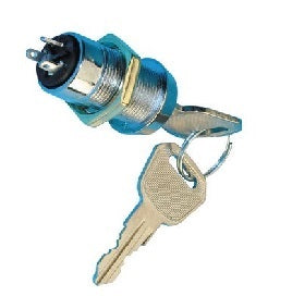 Interrupteur a clef marche arret on/on 250 v ac 3 plots inverseur commutateur ECLATS DESTOCKAGE