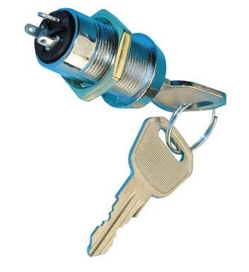 Interrupteur a clef on/on 250 v ac 3 plots inverseur commutateur marche arret ECLATS DESTOCKAGE
