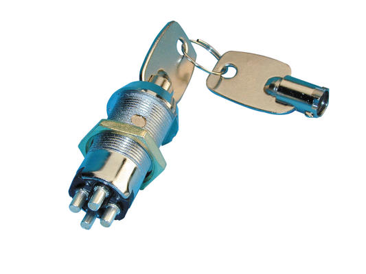 Interrupteur ON OFF commutateur a clef a pompe serrure electrique marche arret inverseur verrouillage porte ECLATS DESTOCKAGE