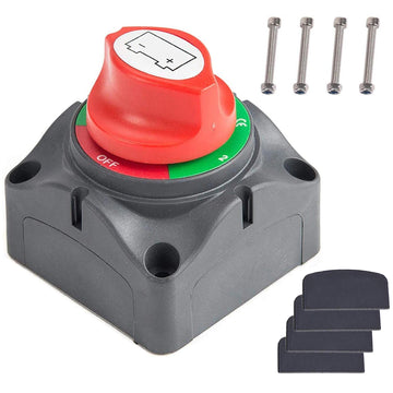 Interrupteur coupure déconnexion batterie 12v 24v 48v 50a 100a 200a 300a voiture bateau eolienne ECLATS DESTOCKAGE