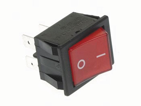 Interrupteur de puissance a bascule 10a 250v r906 velleman dpst on off capuchon rouge ECLATS DESTOCKAGE