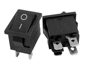 Interrupteur de puissance electrique a bascule 10a 250v dpst on off 1.8 x 1.25 x 2.3cm ECLATS DESTOCKAGE