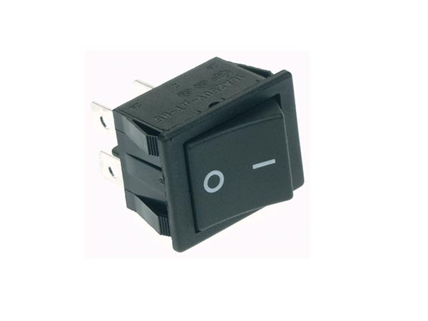 Interrupteur de puissance electrique a bascule 10a 250v dpst on off r905a capuchon noir i o velleman ECLATS DESTOCKAGE