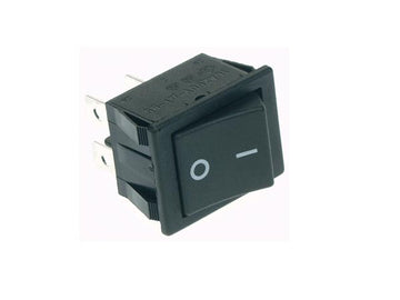 Interrupteur de puissance electrique a bascule 10a 250v dpst on off r905a capuchon noir i o velleman ECLATS DESTOCKAGE