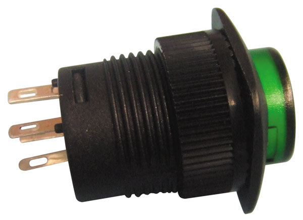 Interrupteur electrique on off avec lumiere led verte (250v 1.5a) r1394a/g velleman ECLATS DESTOCKAGE