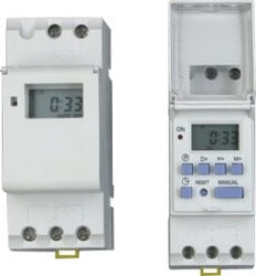 Interrupteur horaire 7jr digit 1of 16a 12dc horloge 12v programmable minuterie rail din 2200w ECLATS DESTOCKAGE