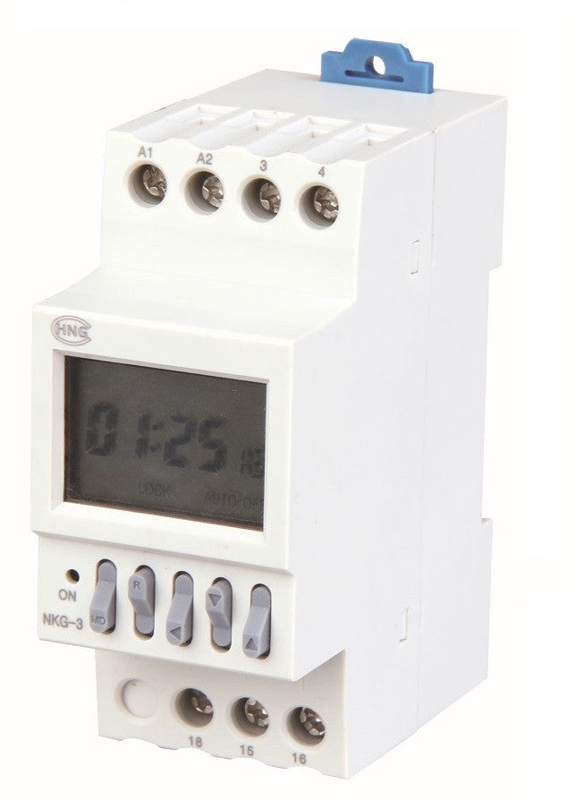 Interrupteur horaire astronomique 16a 220vca longitude nkg3 ajustement heure été hiver ECLATS DESTOCKAGE