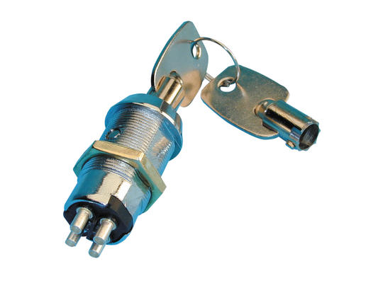 Interrupteur momentane serrure clé electrique a pompe commutateur a impulsions 4pl 2 clef ks7 ECLATS DESTOCKAGE
