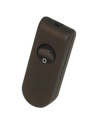 Interrupteur poire secteur a bascule marron pour cable fil souple eclairage inter electrique ECLATS DESTOCKAGE