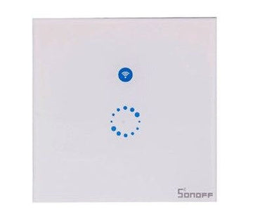 Interrupteur tactile 2A sonoff 8.6/ 8.6 90-250v ac sans fil EU Wifi 802.11 bgn Glass Panel Touch LED ECLATS DESTOCKAGE