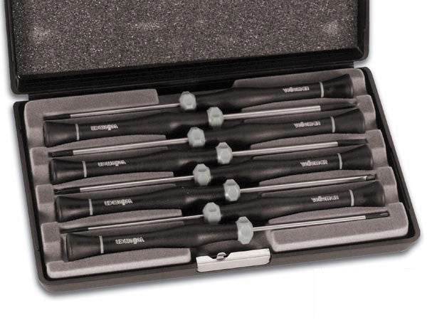 Jeu 8 tournevis précision (microtip) vtset11 5 x plat: 2.0x75, 2.5x75, 3.0x75, 3.5x75, 4.0x75 ECLATS DESTOCKAGE
