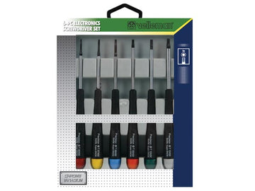 Jeu de 6 tournevis torx outillage professionnel outils vtset3n vtset30 pro velleman ECLATS DESTOCKAGE