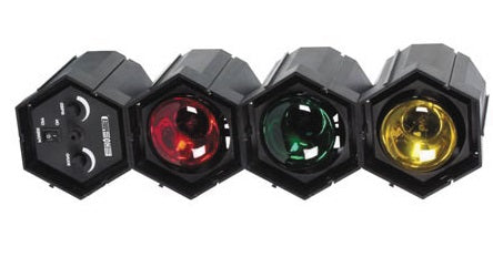 Jeu de lumiere Chenillard modulaire 3 x 60w 220v sequenceur microphone ECLATS DESTOCKAGE
