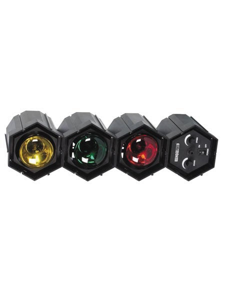 Jeu de lumiere Chenillard modulaire 3 x 60w 220v vdl360rl2 sequenceur microphone pilotage ECLATS DESTOCKAGE
