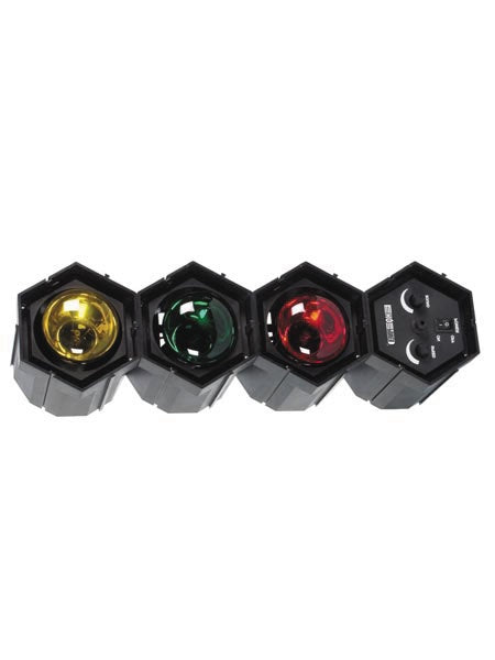 Jeu de lumiere modulaire Chenillard 3 x 60w 220v vdl360rl2 sequenceur microphone ECLATS DESTOCKAGE