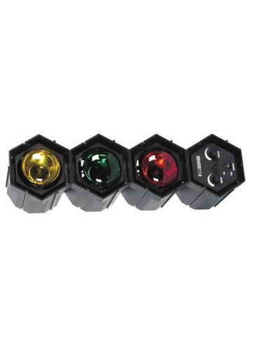 Jeu de lumiere modulaire Chenillard 3 x 60w 220v vdl360rl2 sequenceur microphone ECLATS DESTOCKAGE