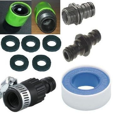 Kit adaptateur robinet jardin prolongateur gardena 5 joint teflon raccord tuyau extensible x hose ECLATS DESTOCKAGE