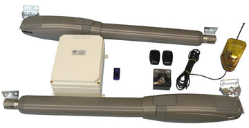Kit automatisme portail 2 vantaux 4m 43.5cm 12v automatismes usage intensif portails ECLATS DESTOCKAGE