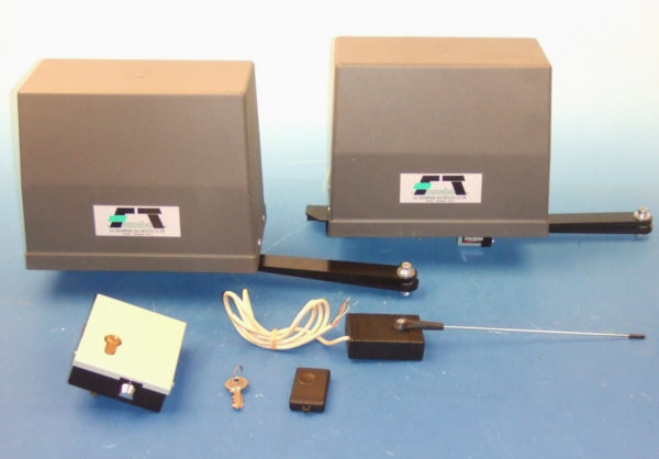 Kit automatisme portail 2 vantaux a bras articule motorisation porte de villa propriete domaine ECLATS DESTOCKAGE
