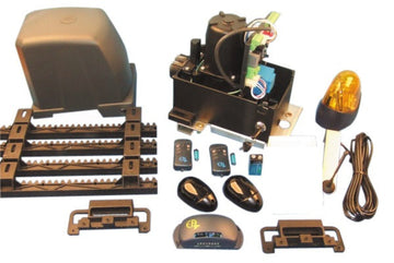 Kit automatisme portail coulissant 400kg recepteur rb2f motorisation fermeture motorisée cl610ema - ECLATS DESTOCKAGE
