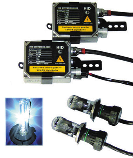 Kit conversion phares eclairage lumiere xenon elxenon h1 8000k ECLATS DESTOCKAGE