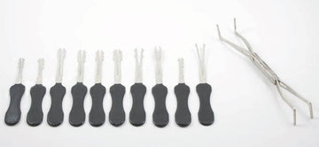 Kit de crochetage ouverture serrure crochetable voiture 11 pieces lockpicking crochet canon 16427 ECLATS DESTOCKAGE