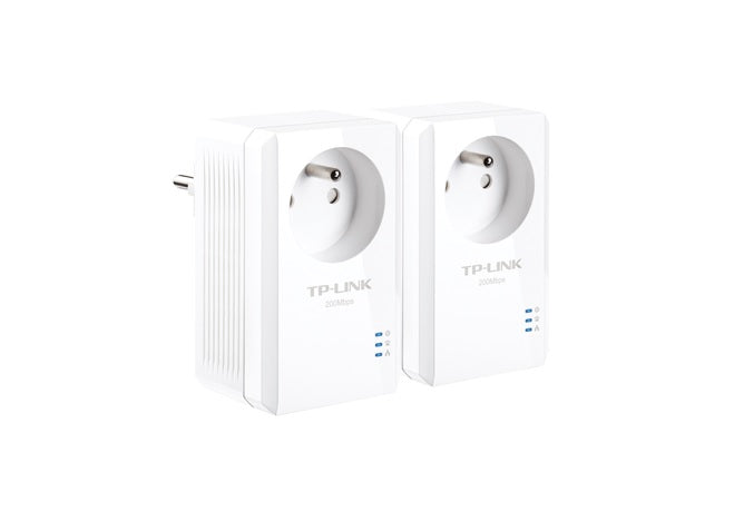 Kit de démarrage adaptateur cpl av200 prise femelle intégrée plug and play rj45 ECLATS DESTOCKAGE
