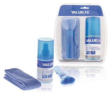 Kit de nettoyage antistatique sans alcool pour écrans TV tablette smartphone Kit 200 ml vlc-ck200 ECLATS DESTOCKAGE
