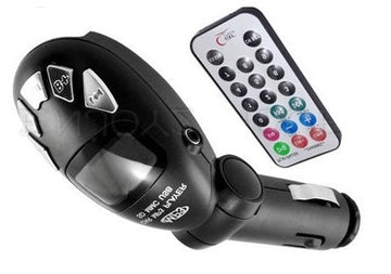 Kit de voiture mp3 musique usb Transmetteur emetteur radio + telecommande ECLATS DESTOCKAGE