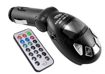 Kit de voiture musique Transmetteur mp3 usb emetteur radio + mini telecommande ECLATS DESTOCKAGE