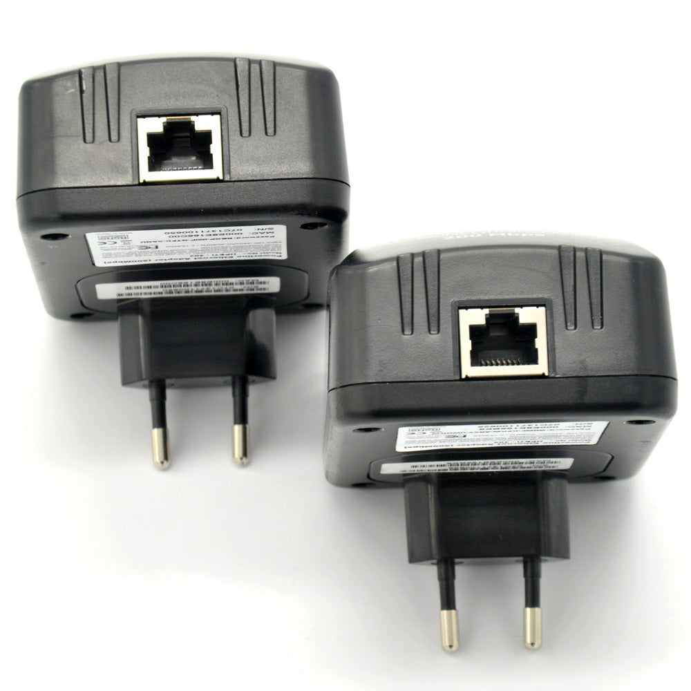 Kit nano 2 prises adaptateur cpl 500 mbps cs500plcnk100 Branchement mural homeplug ECLATS DESTOCKAGE