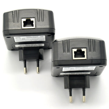 Kit nano 2 prises adaptateur cpl 500 mbps cs500plcnk100 Branchement mural homeplug ECLATS DESTOCKAGE