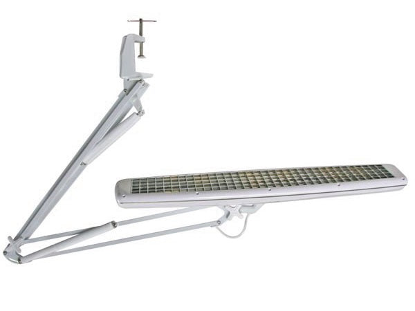 Lampe 220v bras de bureau 3 x 14w blanc eclairage lumiere basse tension ECLATS DESTOCKAGE