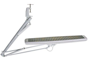 Lampe 220v bras de bureau 3 x 14w blanc eclairage lumiere basse tension ECLATS DESTOCKAGE
