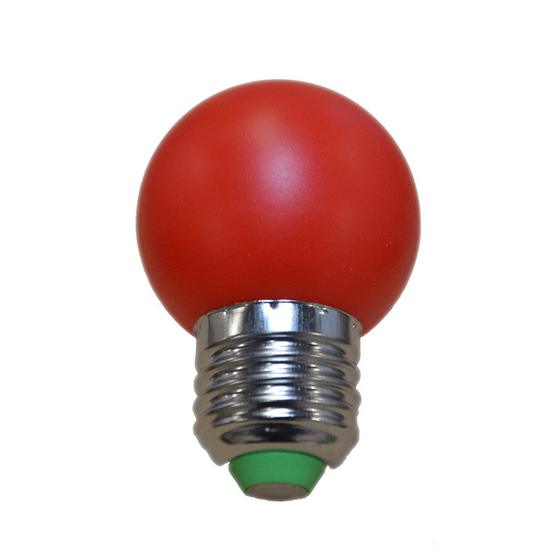 Lampe ampoule e27 led 1w globe couleur rouge 220v 230v 240v 1w 1.1w 1.2w eclairage lumiere ECLATS DESTOCKAGE