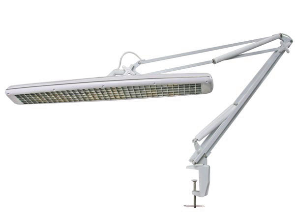 Lampe bras de bureau 220v 3 x 14w vtlamp6 blanc eclairage lumiere basse tension ECLATS DESTOCKAGE
