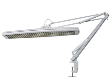 Lampe bras de bureau 220v 3 x 14w vtlamp6 blanc eclairage lumiere basse tension ECLATS DESTOCKAGE