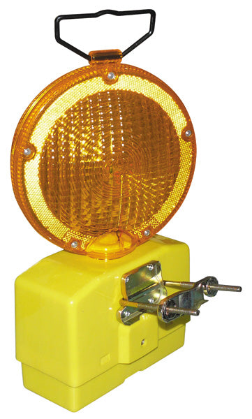 Lampe de chantier 6v lanterne ambre 2 leds eclairage lumiere secour securité routiere as-9801 ECLATS DESTOCKAGE