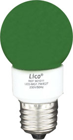 Lampe e27 a led 1.3w globe ampoule couleur vert 220v 230v 240v 1w 1.1w 1.2w eclairage lumiere ECLATS DESTOCKAGE